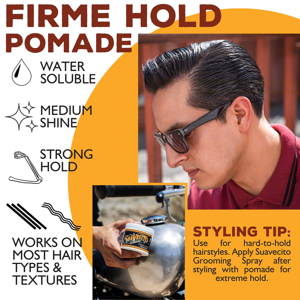 Made in the USA, Suavecito Pomade Firme supports quality and community pride