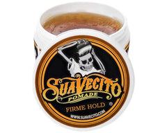 Pompadour styling with Suavecito Pomade Firme for classic looks