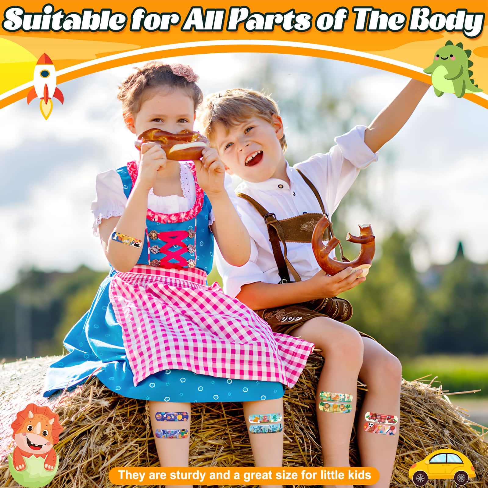 Sublaga kids bandages suit travel, school, and home care needs