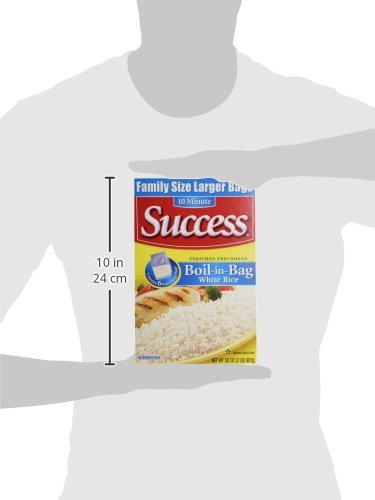 Success Boil-in-Bag Rice side-dish ready with no mess.