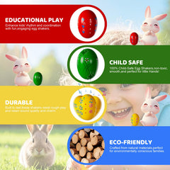 sucenance small-hand-friendly egg shaker fits toddlers comfortably