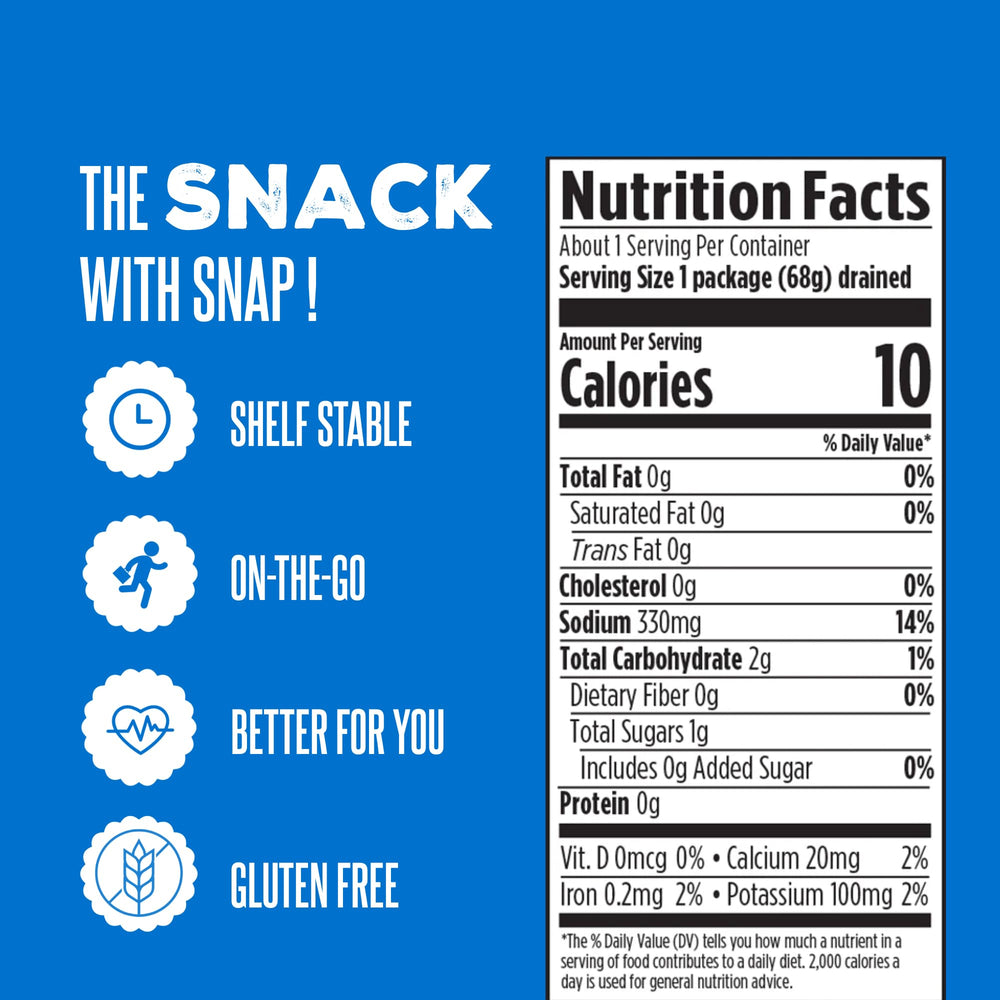 SuckerPunch dill pickle pouch on the go highlights convenient single-serve snack