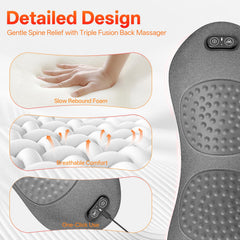 SUDAHIA lumbar pillow used on chair demonstrates easy daily relaxation