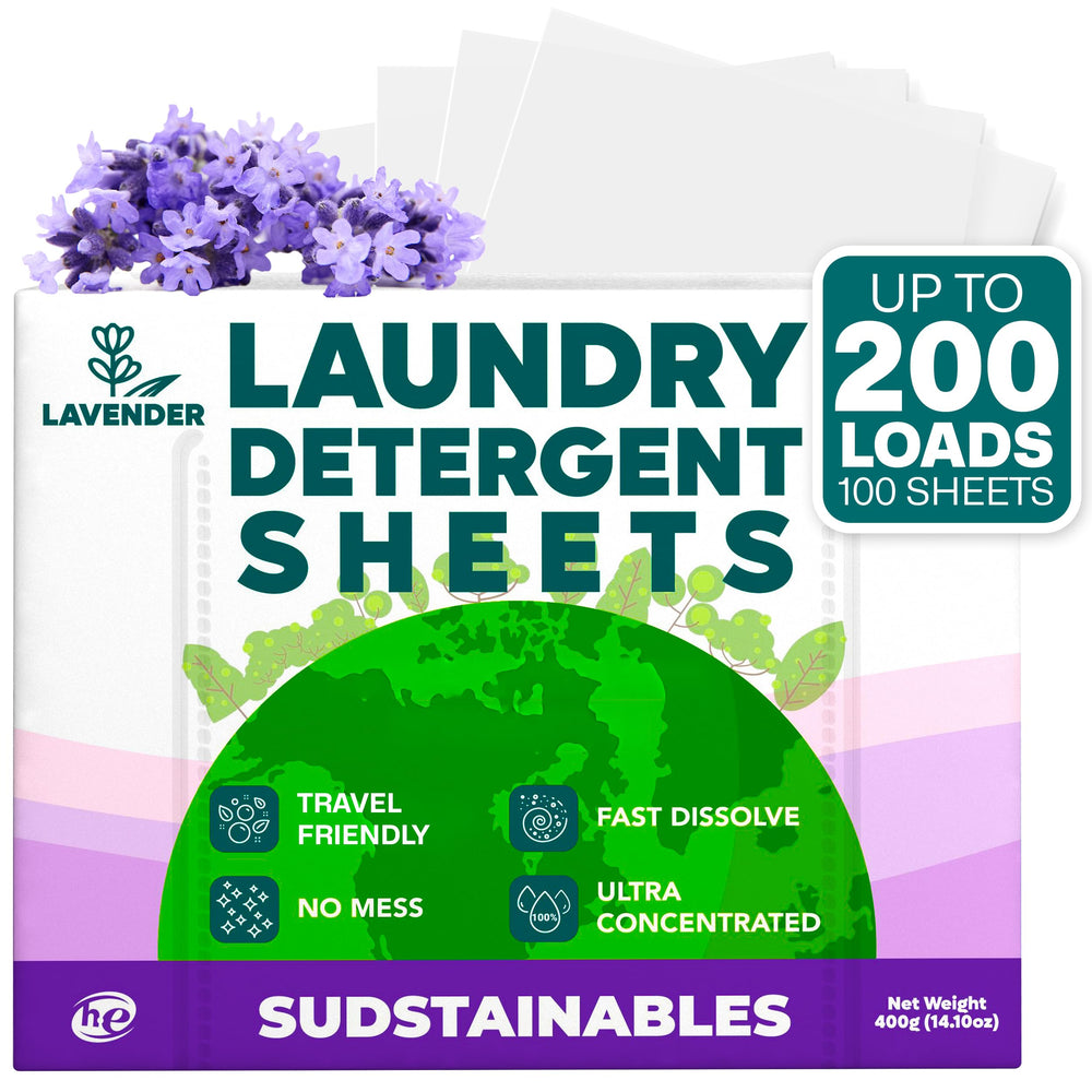 Sudstainables laundry sheets with baby clothes show gentle care for sensitive skin.
