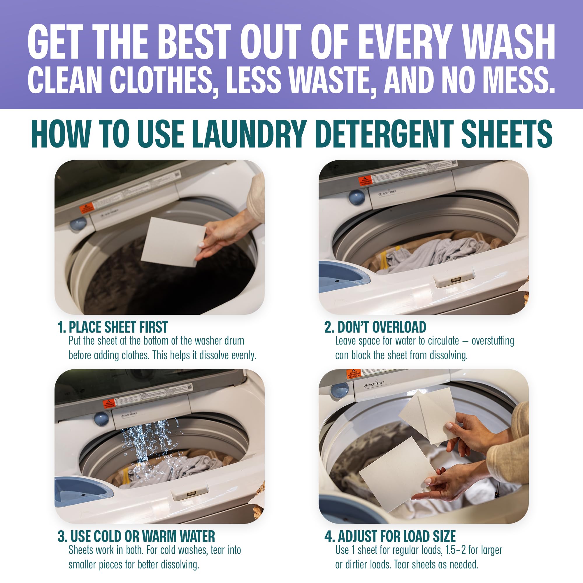 Sudstainables sheets are ready for camping or dorm laundry.