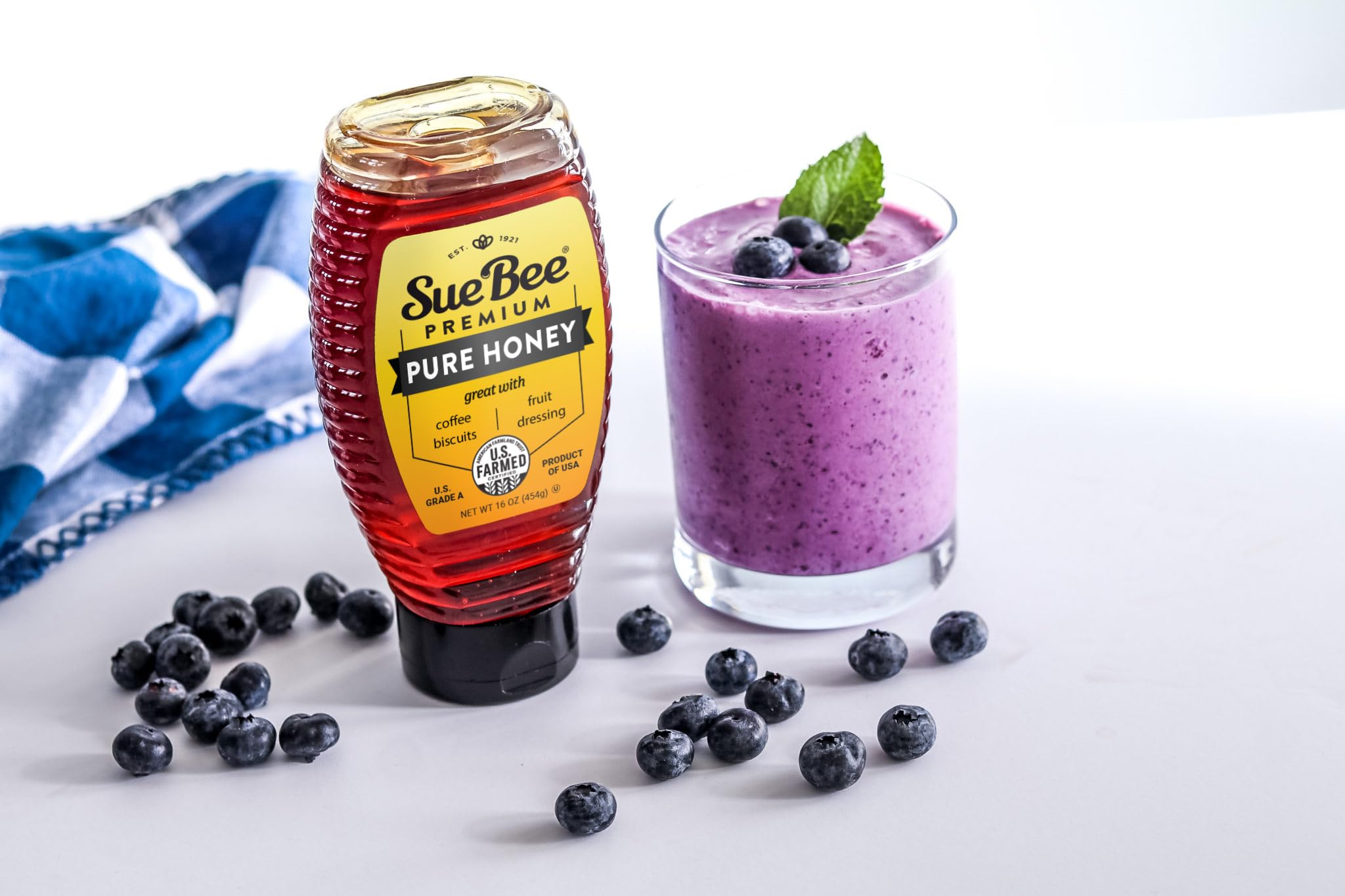 Golden drizzle of Sue Bee honey on toast for a quick breakfast upgrade.