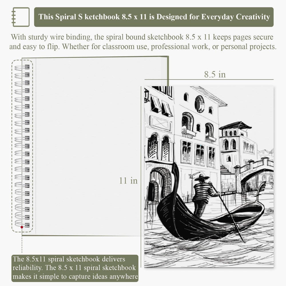 Sufly Sketch Book hardcover protects art during commutes.