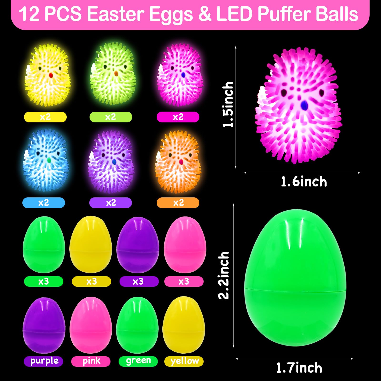 Sufuplay chick in egg with bright light for night-time fun.