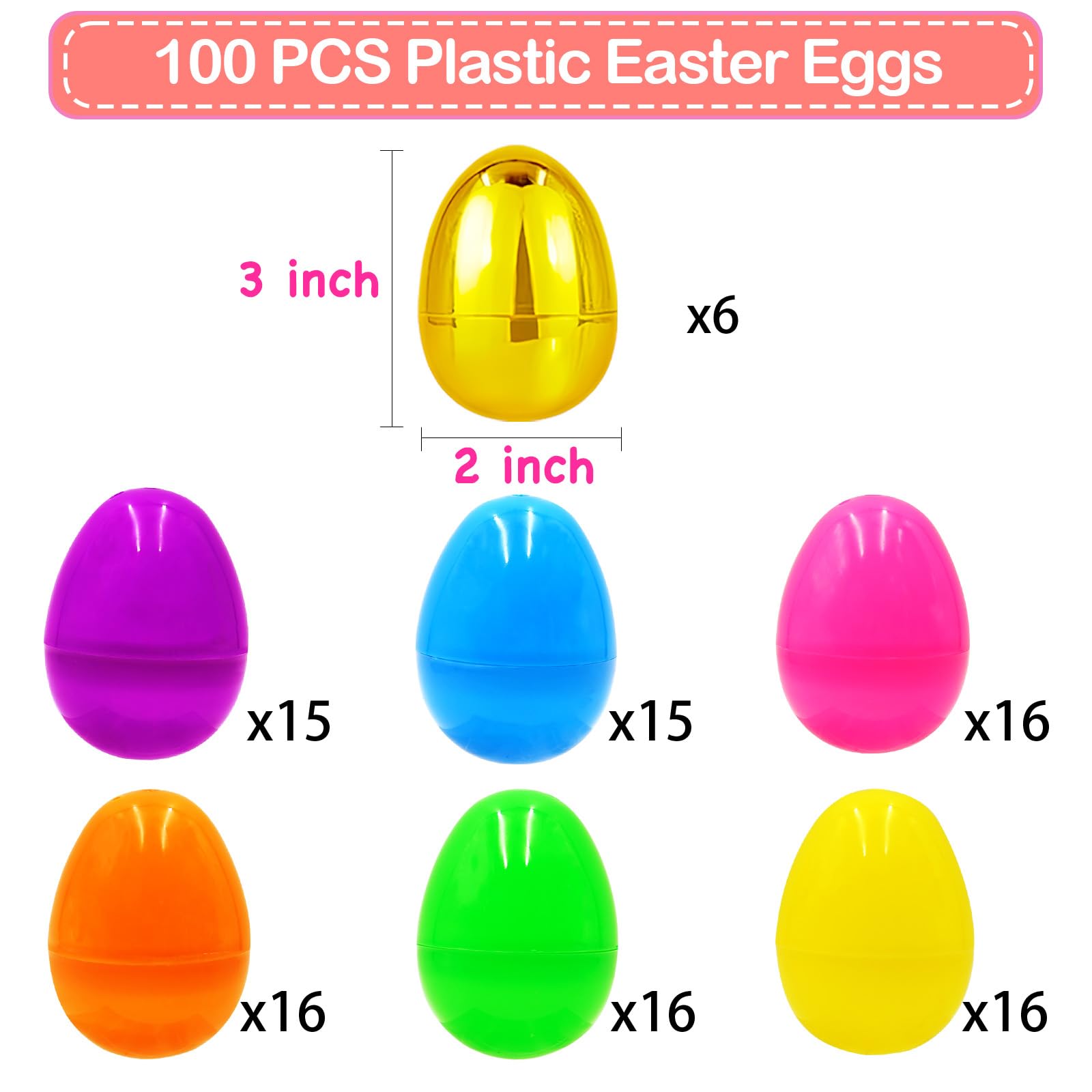 Sufuplay eggs with golden accents arranged for a premium egg hunt display.