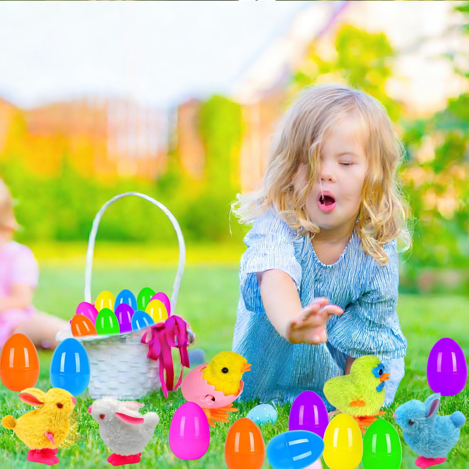 Sufuplay Easter party favors and classroom prizes setup