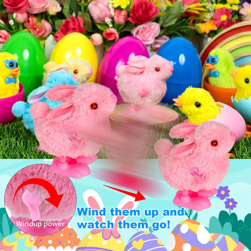 Sufuplay soft plush chicks inside wind-up eggs for tactile play