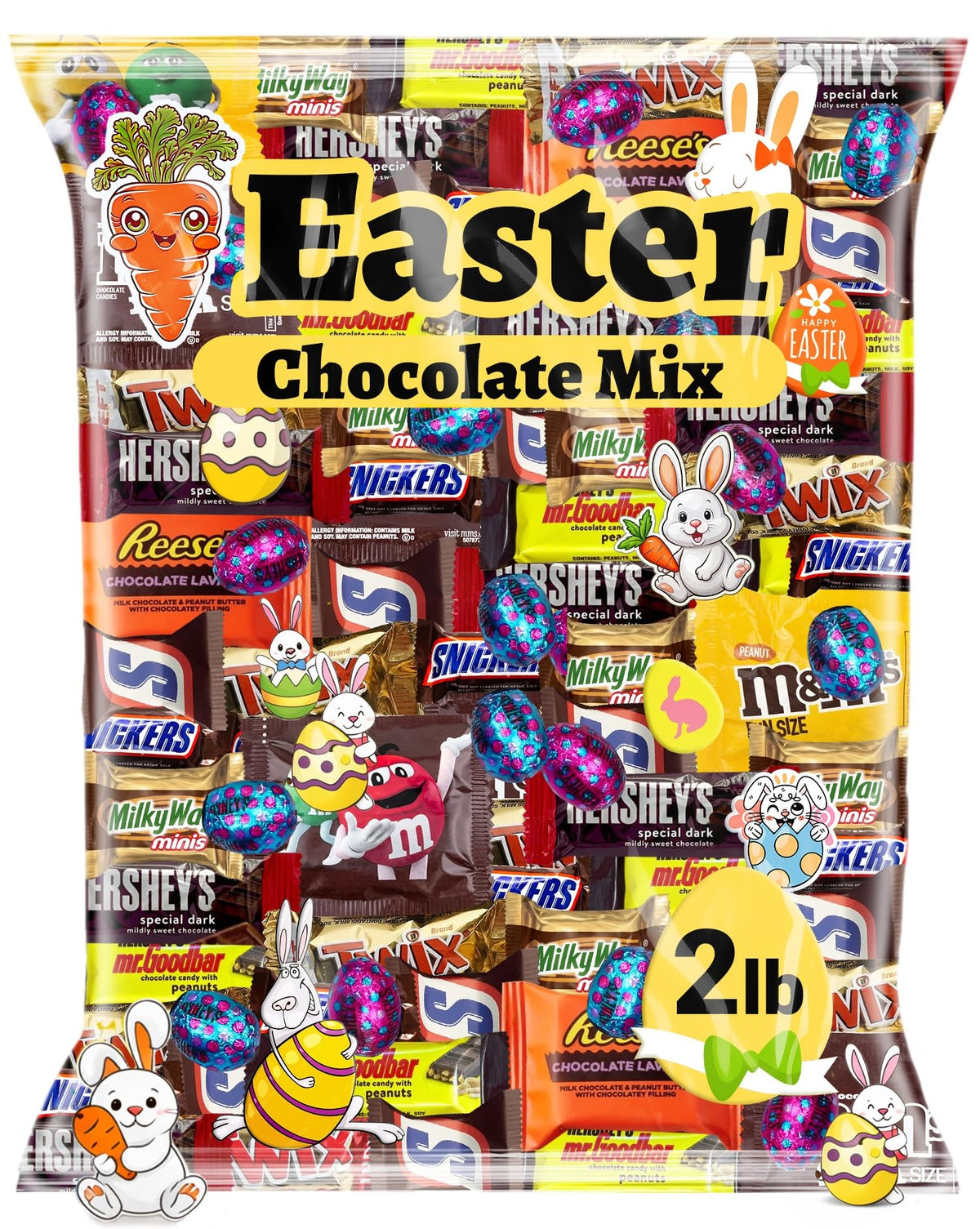 SUGADELIC Easter chocolate eggs ready for quick egg hunts and sharing.