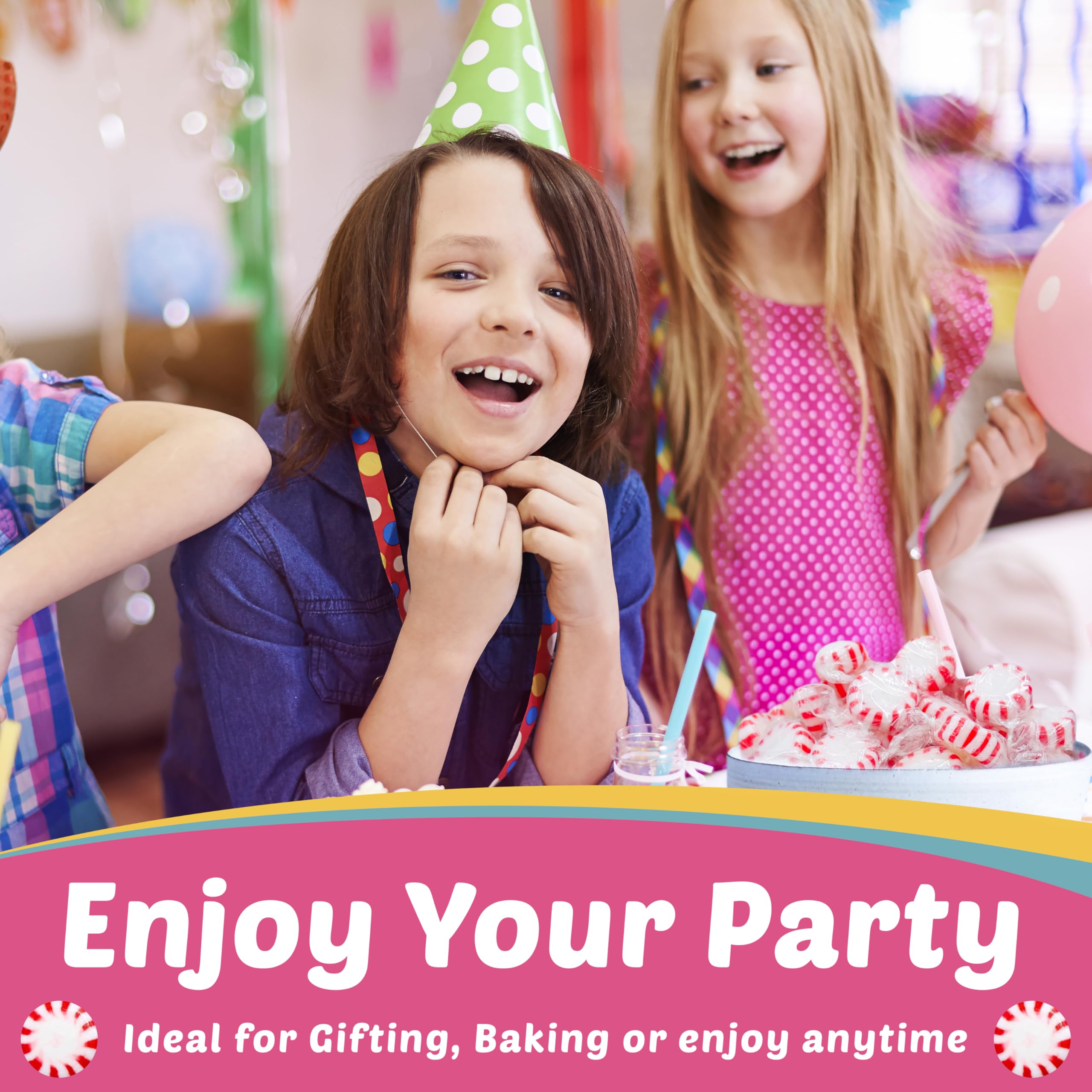 SUGADELIC Starlight Peppermints during holidays add festive sweetness to gatherings.