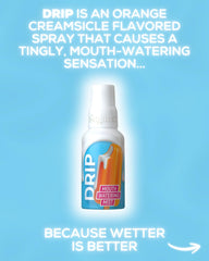 SUGAR SPLASH Drip doseable spray in action for on-the-go hydration.