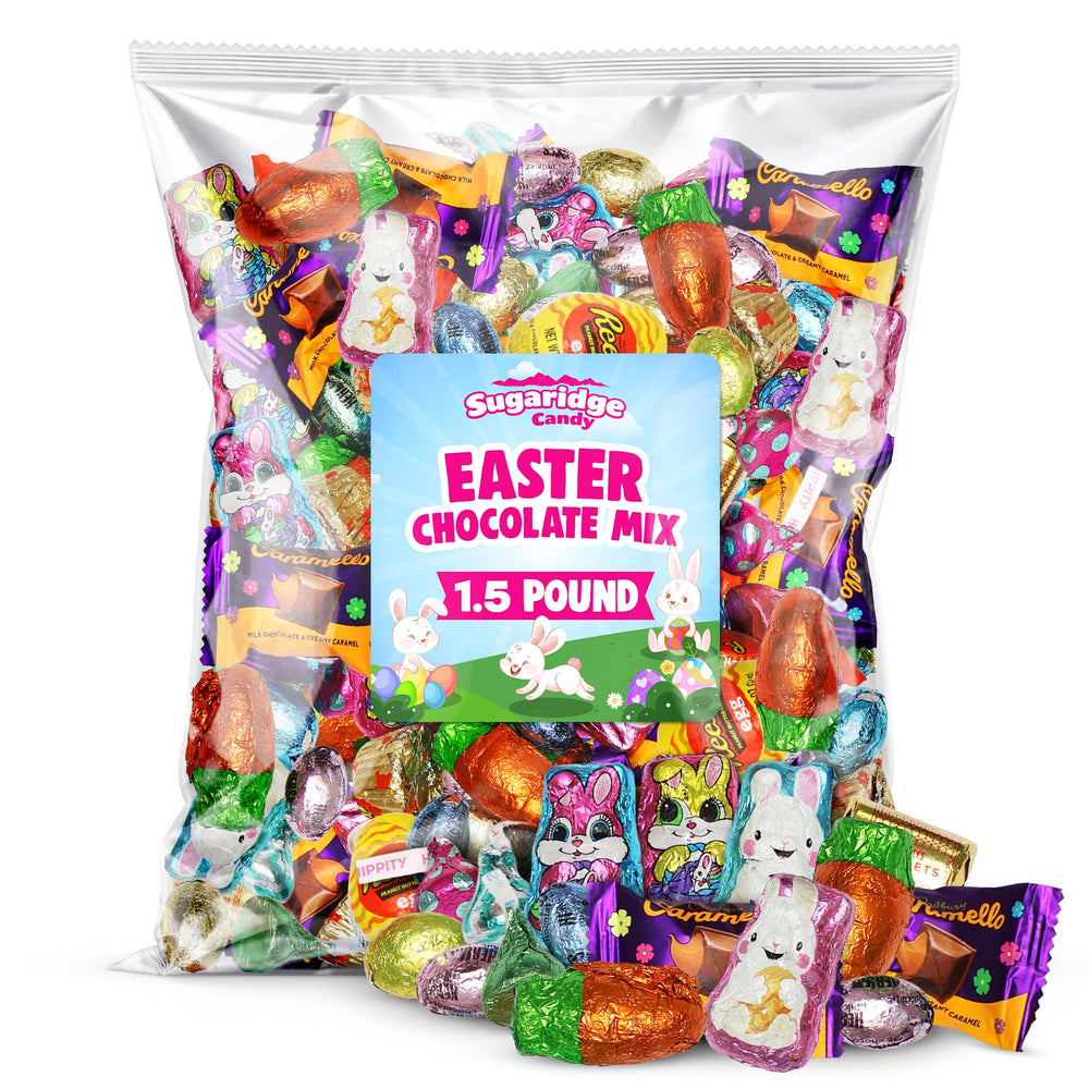 Sugaridge bulk Easter chocolates with festive foil wrappers for bright party displays
