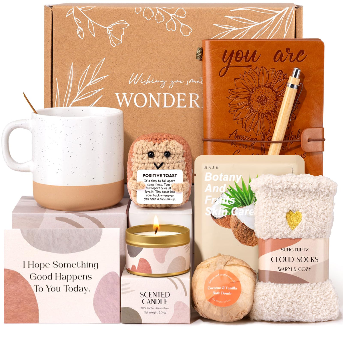 Suhctuptx gift box cover presents a warm, thoughtful setup for any special occasion.
