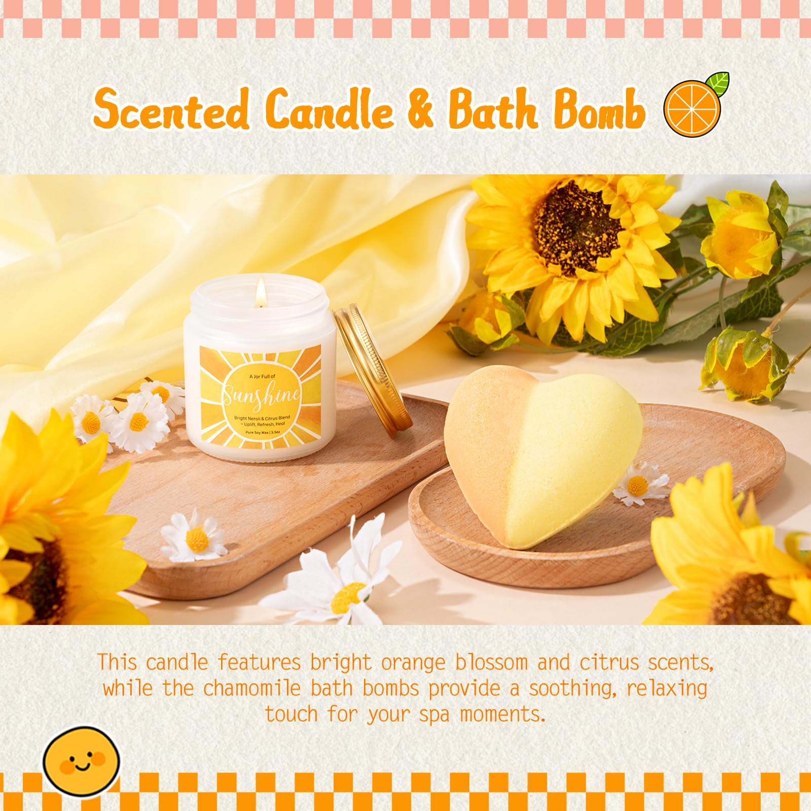 Suhctuptx Orange Face Mask delivers gentle cleansing with uplifting citrus aroma