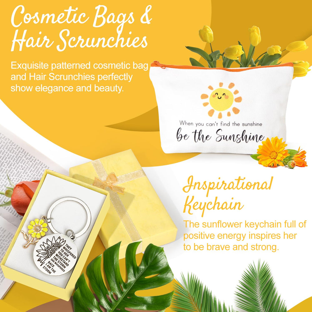 Suhctuptx Sunshine Box inspirational keychain offers daily encouragement