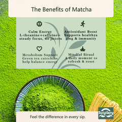 Suiyilary ceremonial matcha in a steaming latte demonstrates creamy, inviting foam.