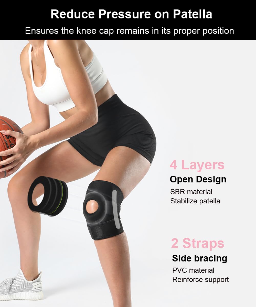SUJAYU three-crisscross straps provide targeted compression on painful areas
