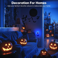Sujeet night light in hallway offers soft guidance.