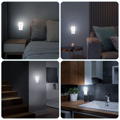 Sujeet Night Light soft white LED 3000K creates cozy visibility.
