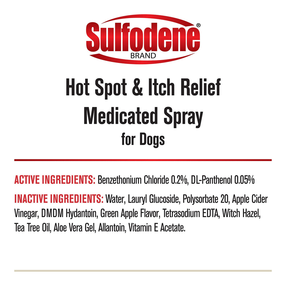 Sulfodene brand trusted for pet skin care.