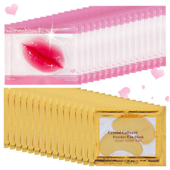 Sulily lip mask and eye mask set for hydration and refreshed under-eye area.