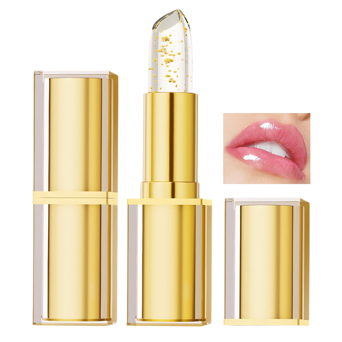 Sulily color-changing lipstick packaging shown in a sleek compact for on-the-go touch-ups.