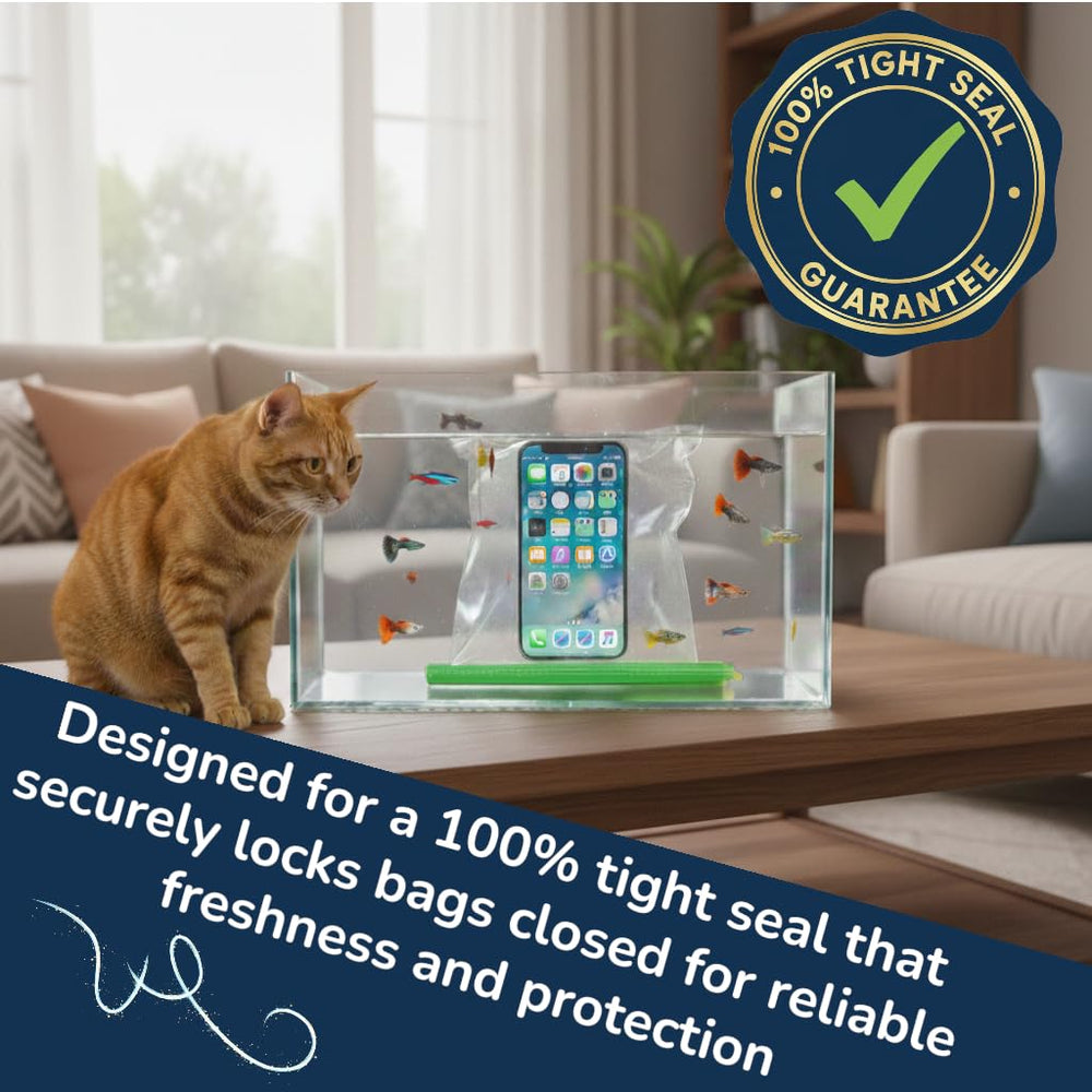 Sum-Up Goods reusable clips provide a secure, spill-free seal in minutes.