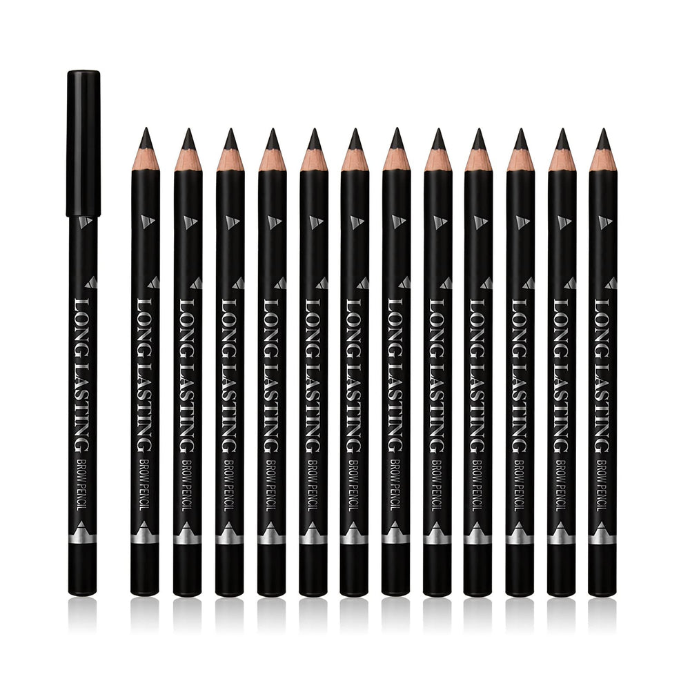 SUMEITANG 12-piece eyebrow pencil set overview for natural eye definition.