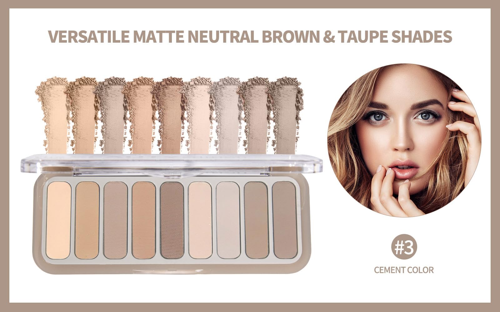 SUMEITANG smoky-eye shades create bold, smoky looks.