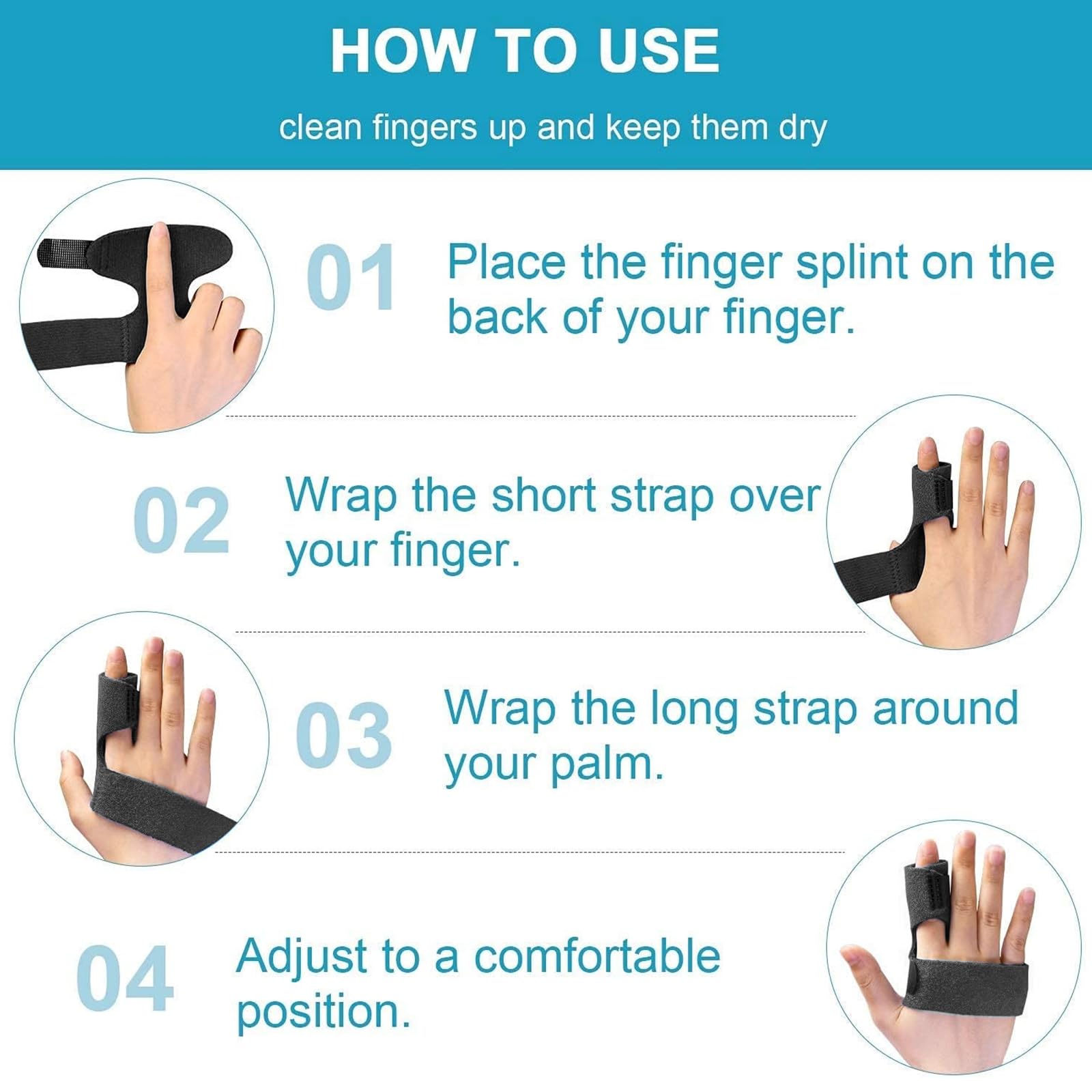Sumifun night-and-day wear supports gentle finger alignment.
