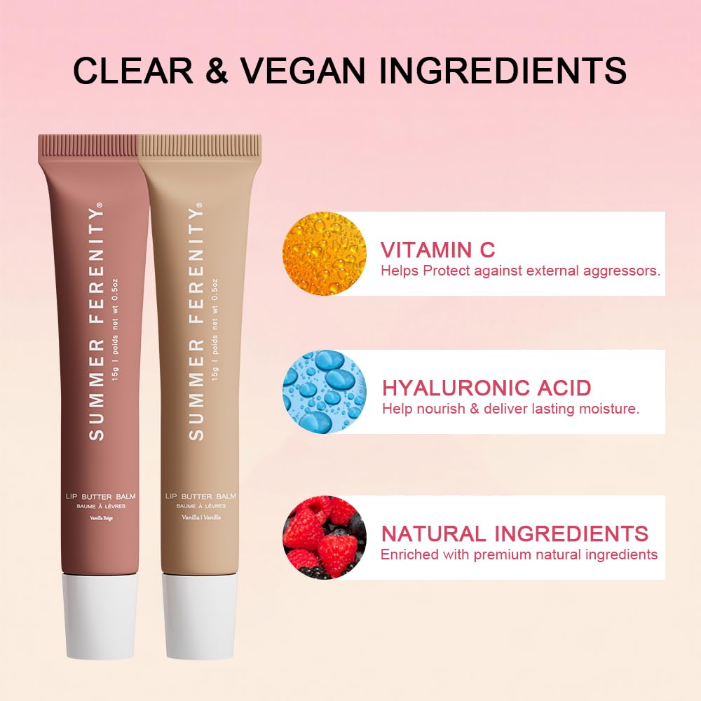 Summer Ferenity lip balm angled applicator delivering precise application