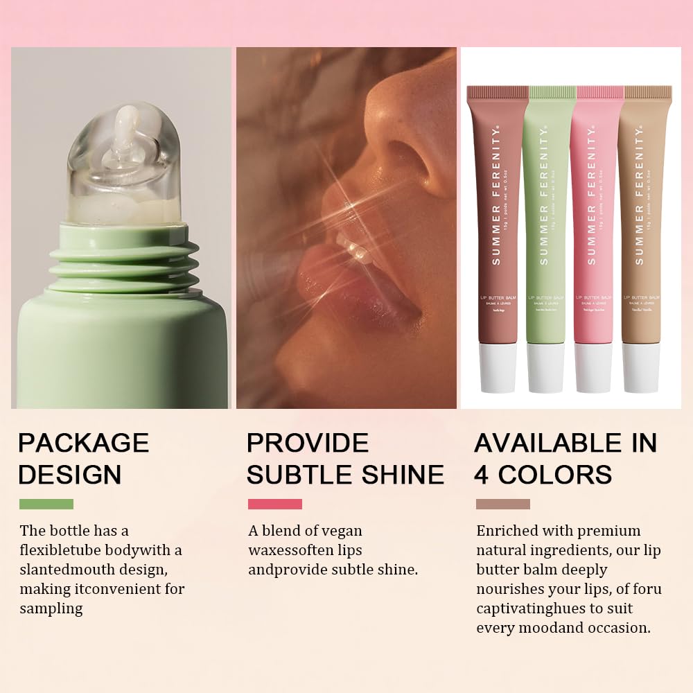 Summer Ferenity lip balm ingredient focus shea butter and vitamin E benefits