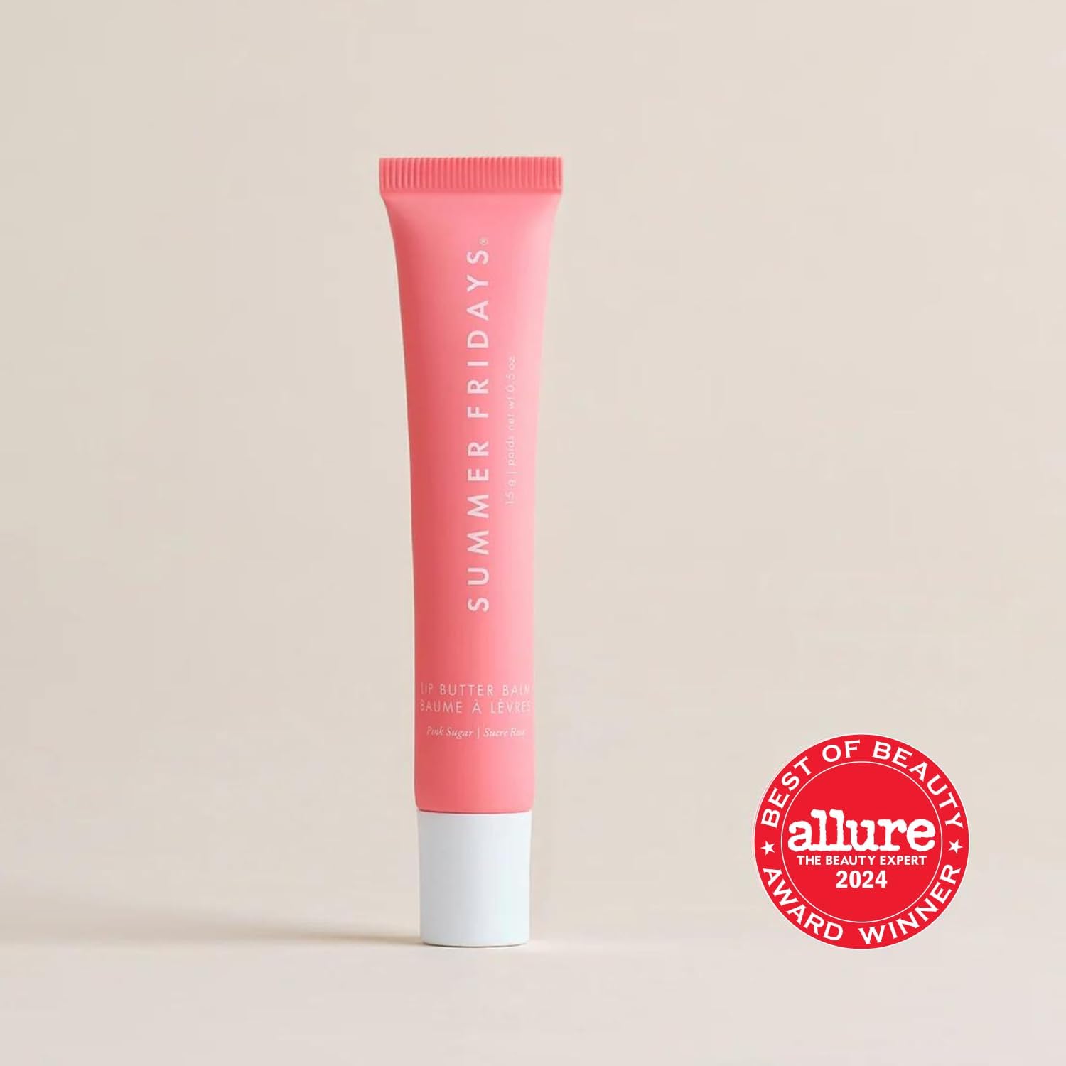 Vegan conditioning lip balm with buttercream and sugar flavor from Summer Fridays.