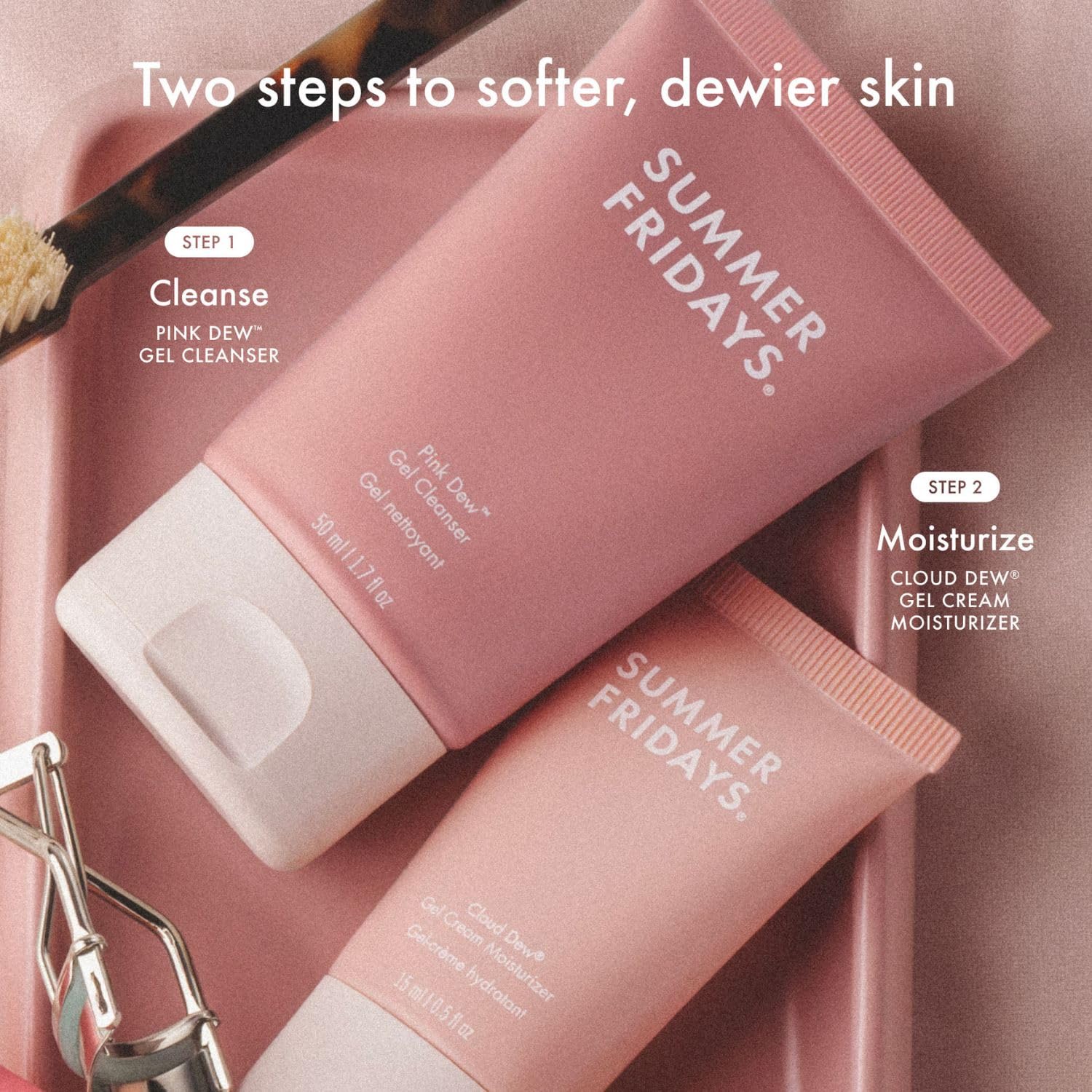 Summer Fridays Cloud Dew Gel Cream ceramides emphasize barrier moisture retention.
