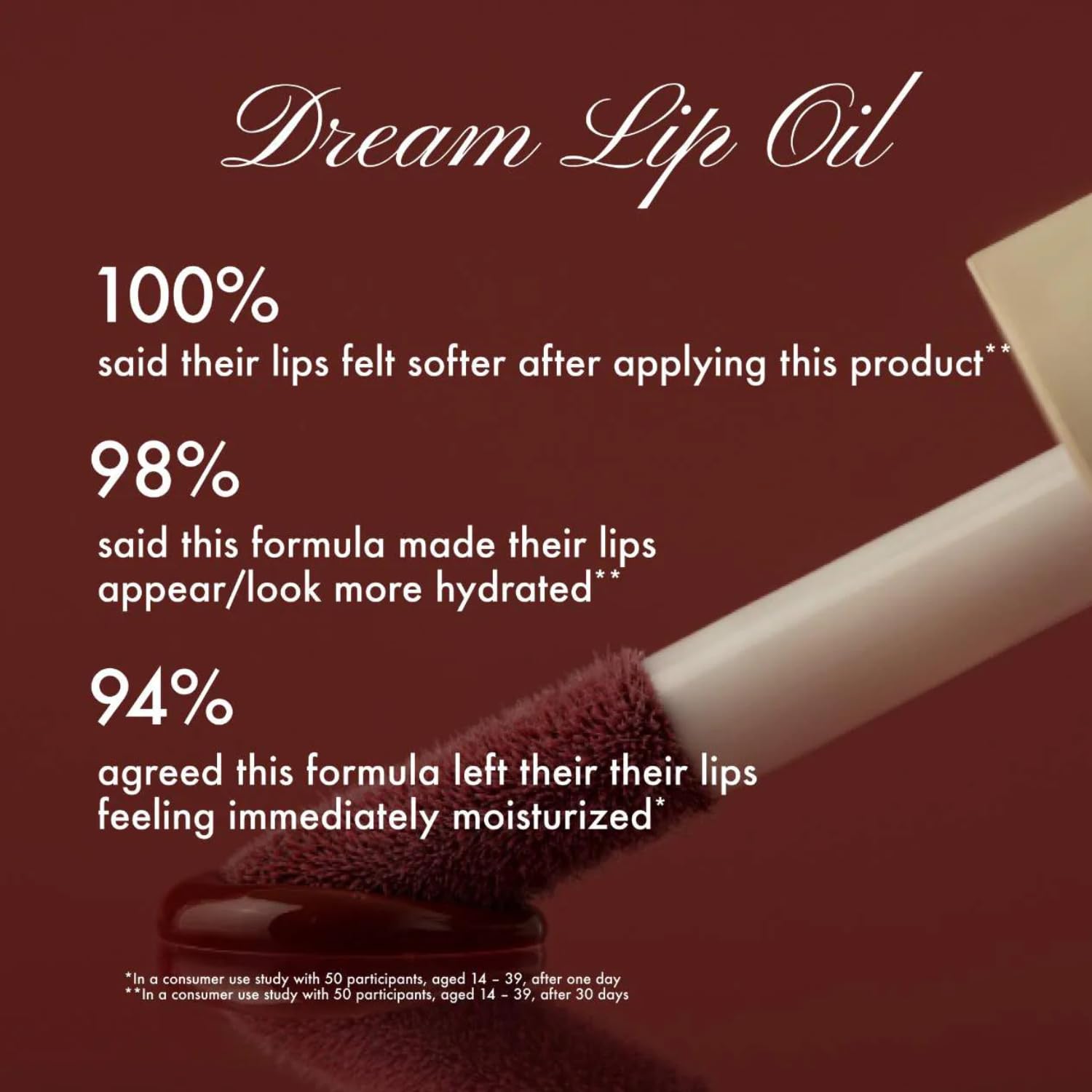 Summer Fridays Dream Lip Oil on the go provides hydration and subtle shine.