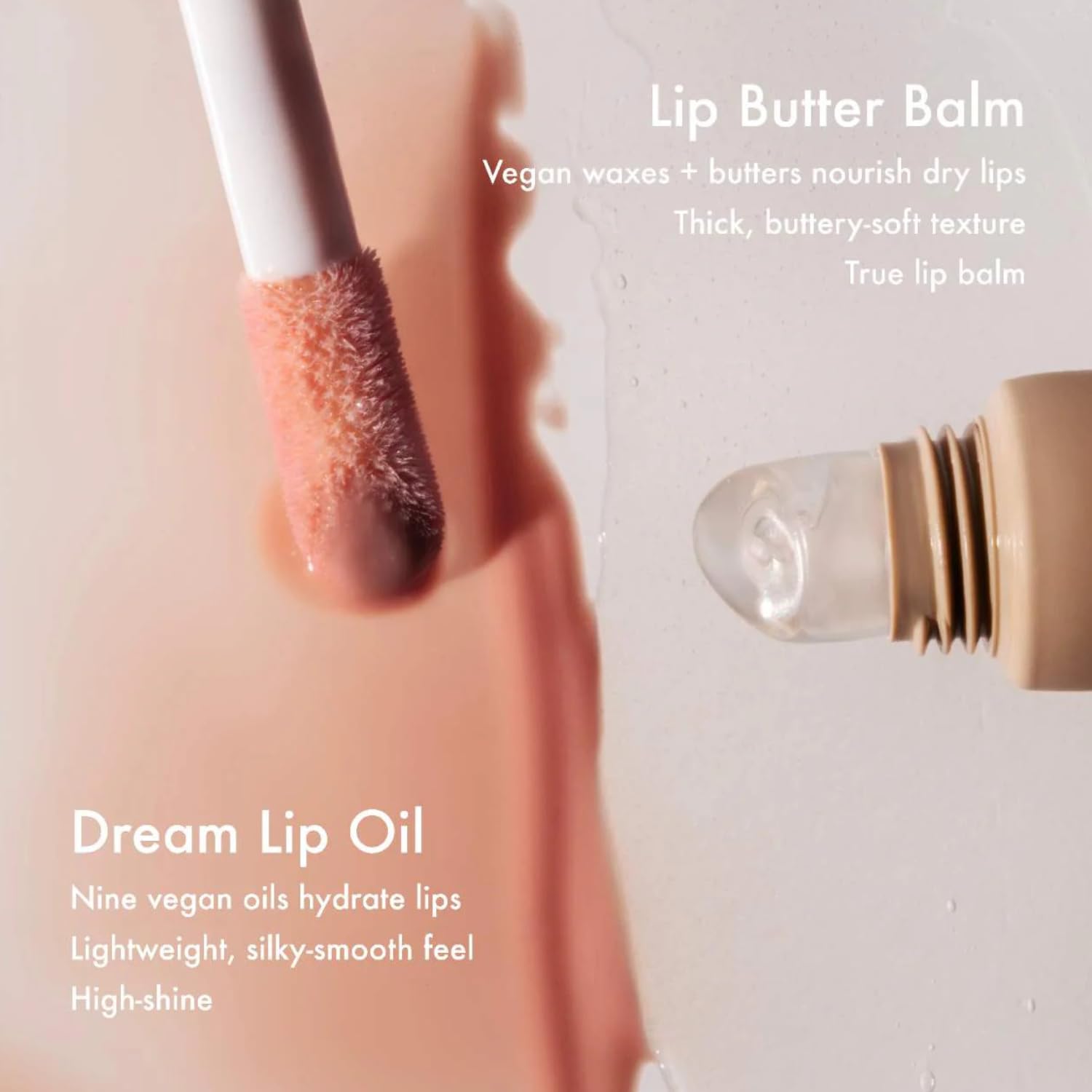 Summer Fridays Dream Lip Oil packaging detail highlights travel-friendly design.