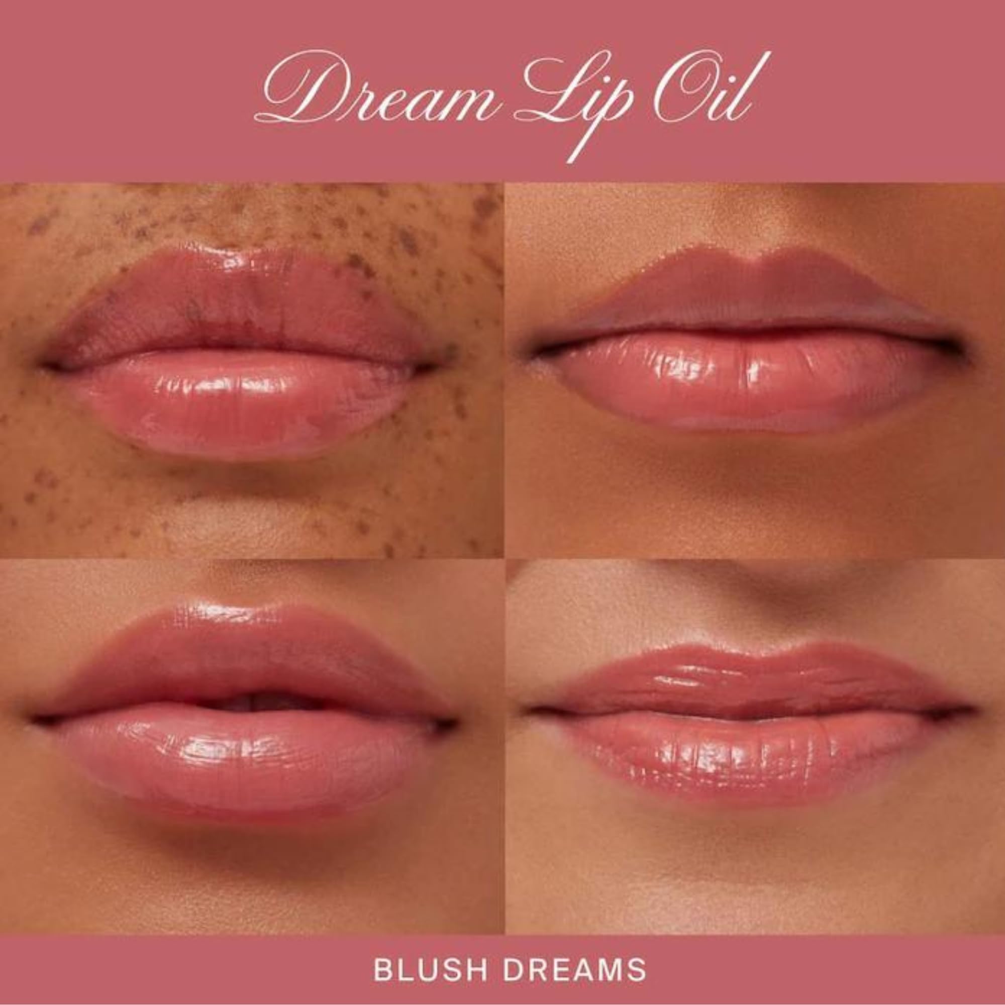 Sustainable packaging and vegan branding on Dream Lip Oil