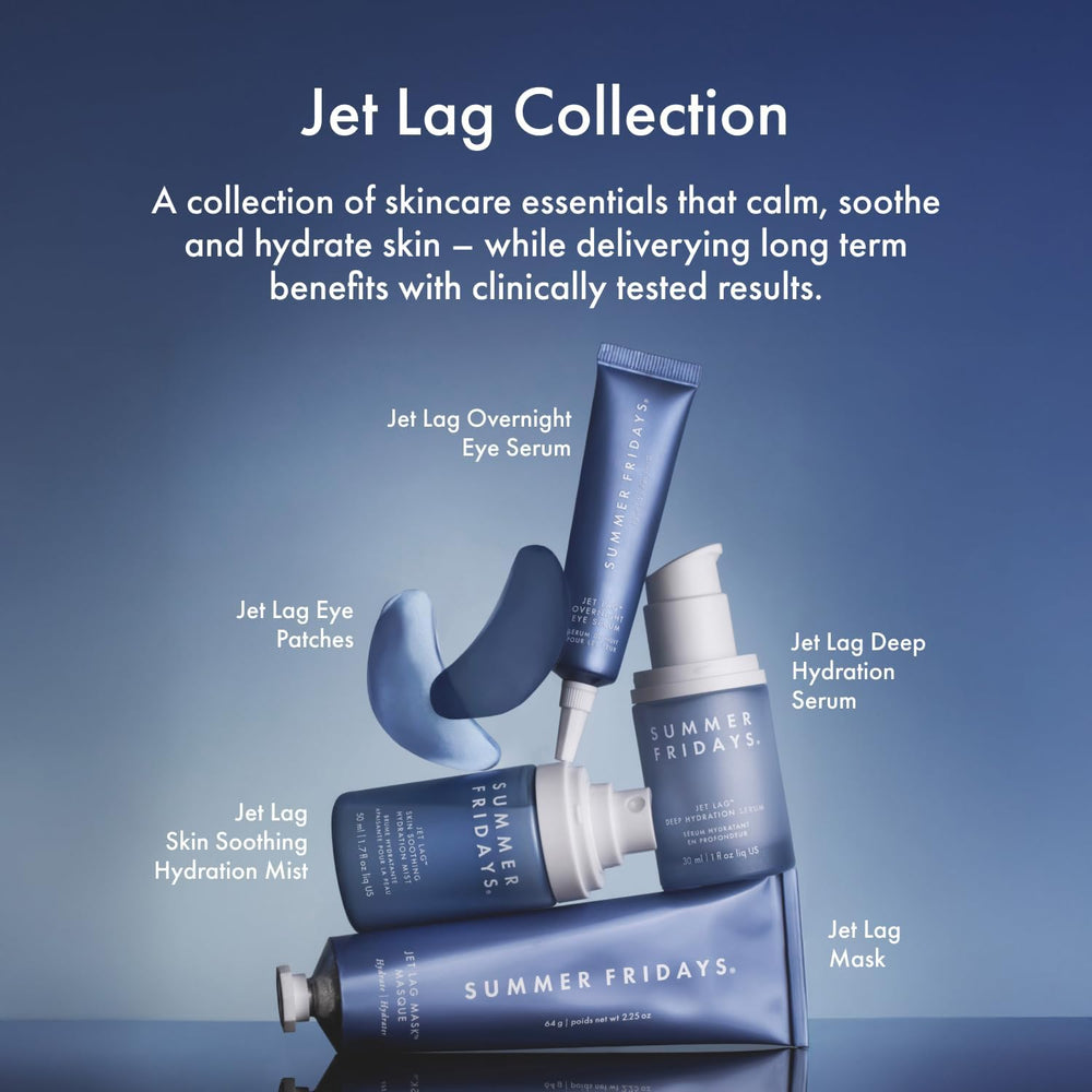 Summer Fridays Jet Lag Mask calming blend with botanical extracts visual.