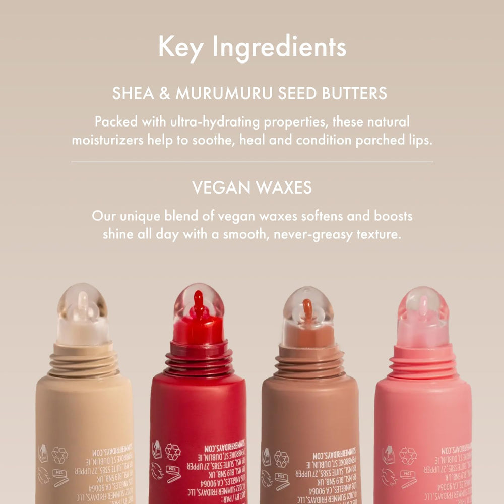 Sweet mint flavor cue from Summer Fridays Lip Butter Balm enhances daytime lip care.