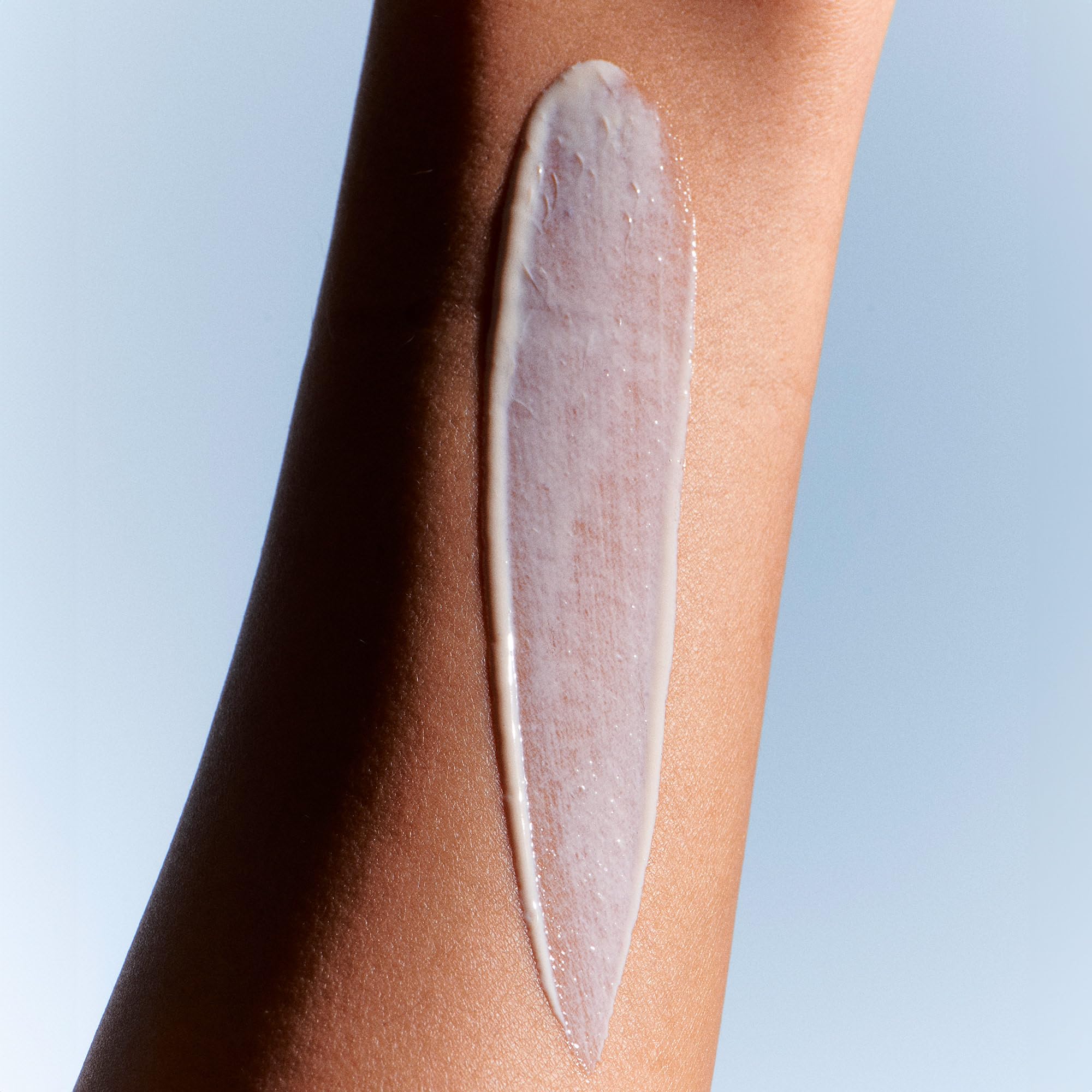ShadeDrops texture on skin demonstrates a soothing, silky feel during daily application
