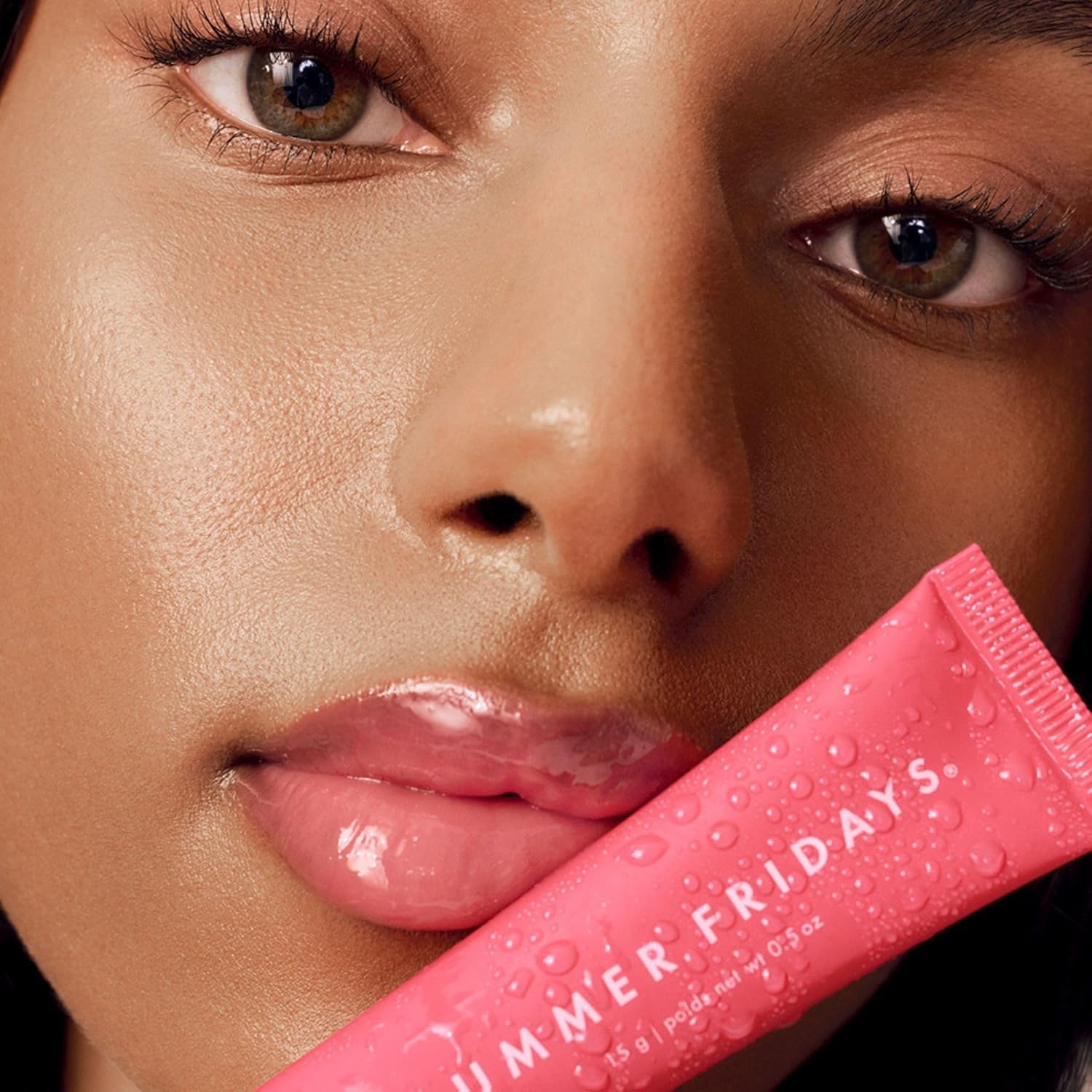 Summer Fridays Pink Guava compact design supports on-the-go touch-ups