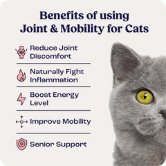 Summit Feline Joint Support capsules showing targeted hip and elbow relief