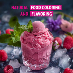 SUMMMER raspberry powder adds vibrant color to baked goods
