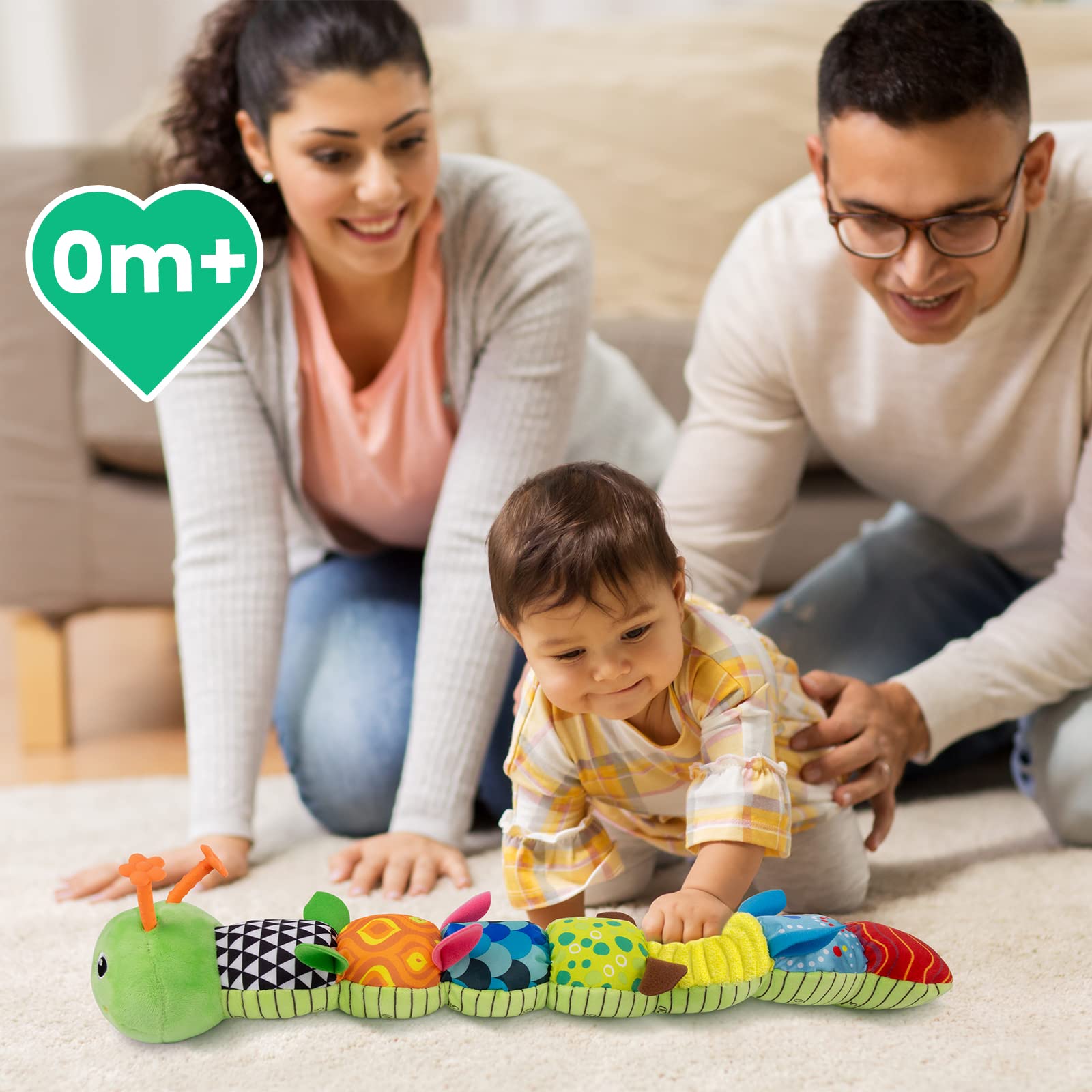 Sumobaby Caterpillar all-in-one toy is a friendly, portable baby companion