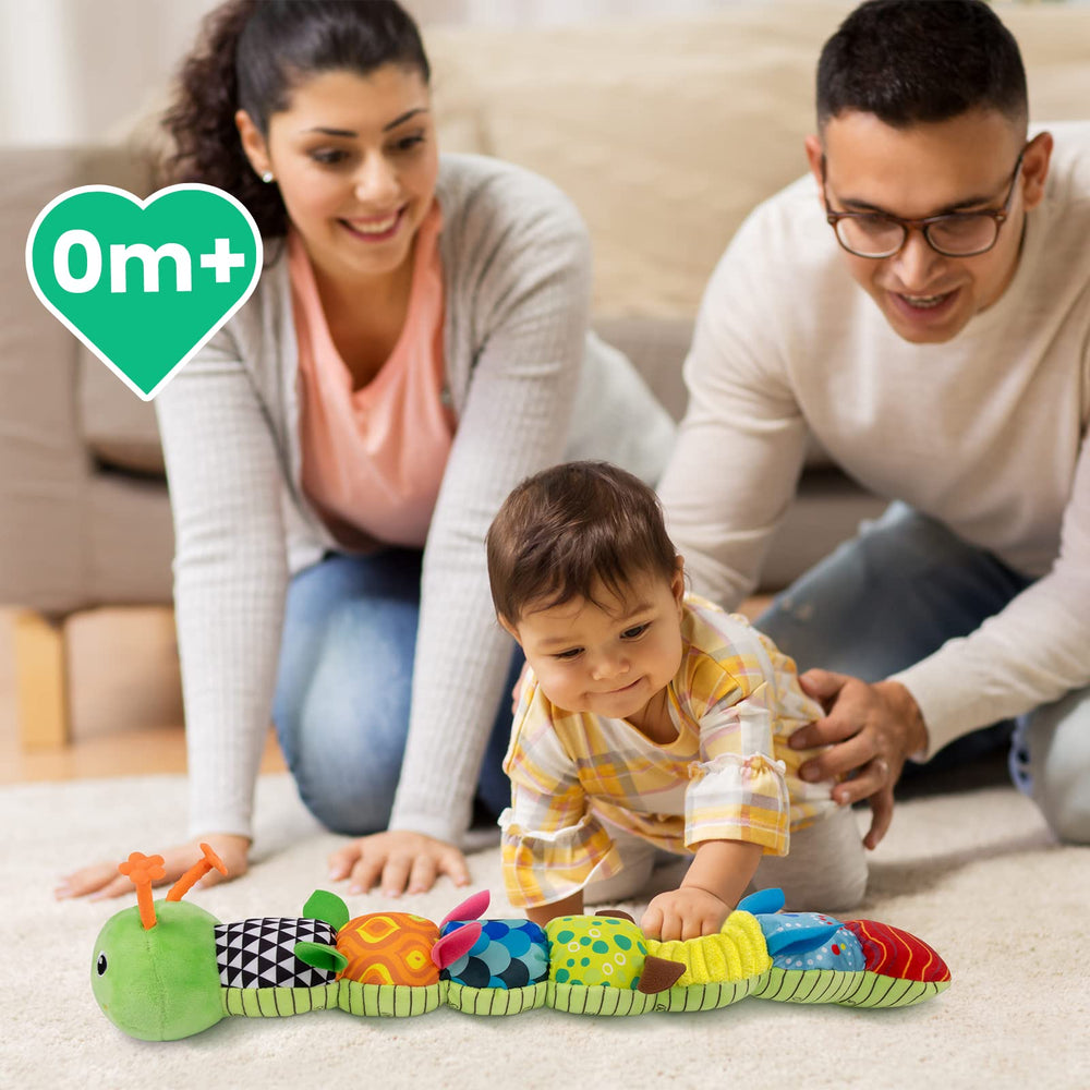 Sumobaby Caterpillar all-in-one toy is a friendly, portable baby companion