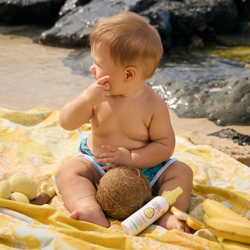 Sun Bum Baby Bum includes coconut oil and shea butter for hydration.