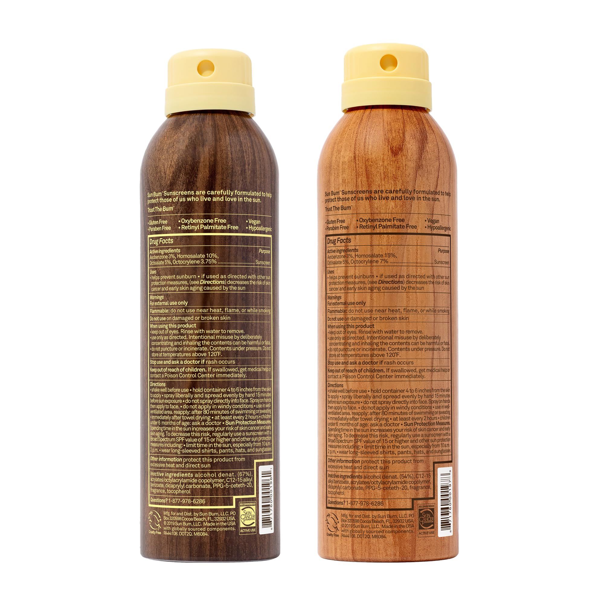 Sun Bum Bag on Valve graphic demonstrating spray packaging without traditional aerosols.